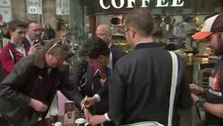 General Election 2015 - Ed Miliband Campaigning In The North East 27th April News Clip