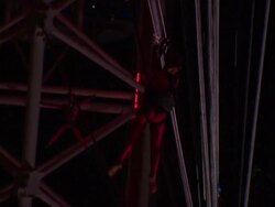 London Eye - STREB Dance Company Stock Footage