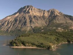 waterton lakes national park Stock Footage