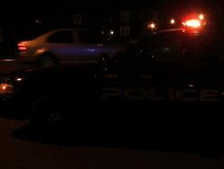 Police car Stock Footage