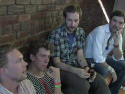 Suckers Interview (clip 2) Stock Footage