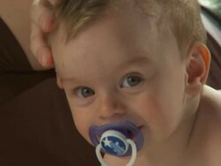 HD: Smiling Toddler Stock Footage