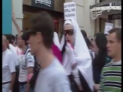 Gay March Protest Regarding Discrimation News Clip