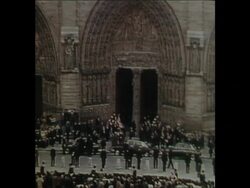 SYND 6-4-74 PRESIDENT POMPIDOU MEMORIAL News Clip