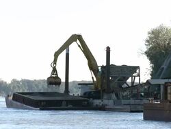 Highway Bridge Construction in Missouri Stock Footage