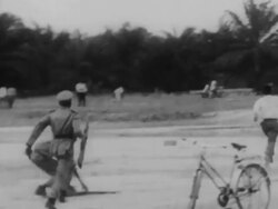 UN Troops intervene in Belgian Congo Stock Footage