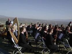 Outdoor Orchestra Stock Footage