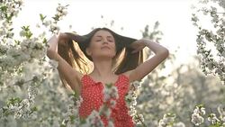 Breathe The Spring! Stock Footage