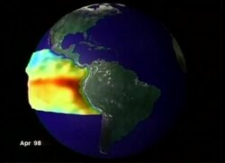 USA: EL NINO WEATHER PHENOMENON SAID TO BE DYING OUT News Clip