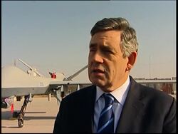 UK PM Brown visits volatile part of southern Afghanistan News Clip