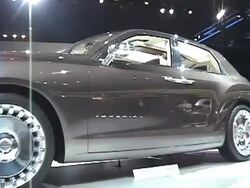 2006 Chrysler Imperial concept car montage Stock Footage