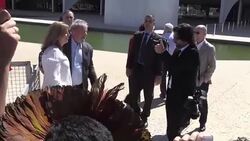 CLEAN : Rousseff supporters outraged by new all male cabinet News Clip