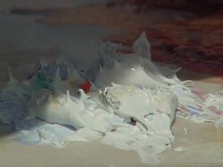 Painting With Oils Stock Footage