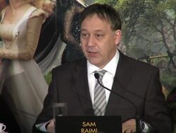 Sam Raimi on what didn't make the film, why he cut bits out at 'Oz The Great and Powerful' Press Conference at Claridges Hotel on March 01, 2013 in London, England (Footage by WireImage Video/Getty Images) Stock Footage