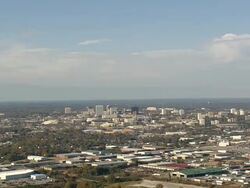 WS AERIAL View of city / South Carolina, United States Stock Footage