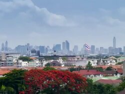 Cloud moving in Bangkok timelapse. Stock Footage