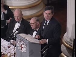 UK: CHANCELLOR GORDON BROWN SINGLE EURO CURRENCY SPEECH News Clip