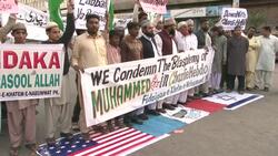 Thousands of Muslims demonstrated in Karachi on Saturday over a French satirical weekly's latest caricature of the Prophet Muhammad. Protesters burnt French, US and Israeli flags and chanted slogans against Charlie Hebdo. (Jan. 17) News Clip