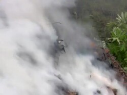 Fire Smoke Stock Footage