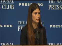 Danica Patrick, who is making the transition from IndyCar to driving full-time in NASCAR this season, spoke at the National Press Club in Washington Tuesday. Patrick says being unique is "a story, just ask Jeremy Lin." (Feb. 21) News Clip
