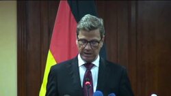 German Foreign Minister visits NTC leaders, presser News Clip