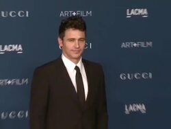 James Franco at LACMA Hosts 2013 Art + Film Gala Honoring David Hockney And Martin Scorsese Presented By Gucci Stock Footage