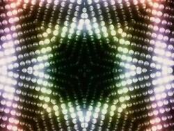 Kaleidoscope of changing lights loop Stock Footage