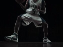  WS SLO MO Athlete dribbling basketball / Beaverton, OR, USA Stock Footage