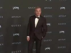 Christoph Waltz at 2014 LACMA Art+Film Gala Honoring Barbara Kruger And Quentin Tarantino Presented By Gucci Stock Footage