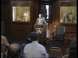 USA: NEW YORK: NOBEL PRIZE IN ECONOMICS SHARED BY BRITON AND AMERICAN News Clip