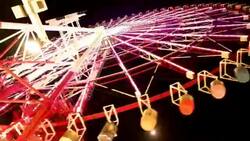 4K UHD Tokyo Time Lapse - Odaiba Ferris Wheel Daikanransha Stock Footage