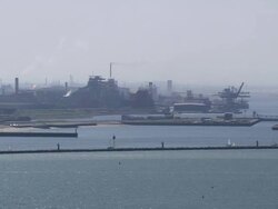 Dunkirk Oil Refinery Stock Footage