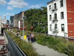 The High Line, New York City Stock Footage