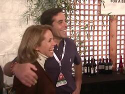 Katie Couric and guest at Global Citizen Festival In Central Park To End Extreme Poverty Stock Footage