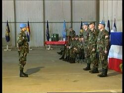 MACEDONIA: UN PEACEKEEPERS SHUT DOWN MISSION News Clip
