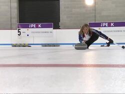Women's British Curling Team & Eve Muirhead News Clip
