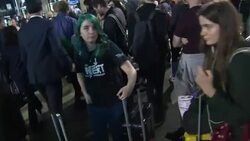 Jeremy Corbyn arriving at Liverpool Lime street ahead of Labour party conference News Clip