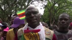 Anti-Mugabe crowd throng State House Instructional Video