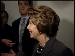 House Speaker Nancy Pelosi responded to criticism Thursday that her desire to be able to fly non-stop to her home in California in an Air Force transport plane is an extravagance. News Clip