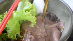 HD:Beef noodle soup shabu with hot soup Stock Footage