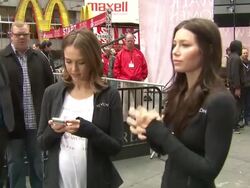 Jessica Alba and Jessica Biel at the 14th Annual NY EIF Revlon Run/Walk Stock Footage