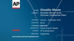 ShowBiz Minute: Bush, Schumer, Kardashian West Instructional Video