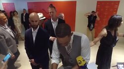 Cannes jury arrive for the opening press conference News Clip