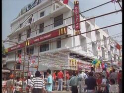 India - Opening of McDonald's News Clip