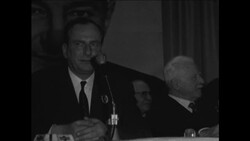 CAN434 FRENCH NATIONALIST PRESIDENTIAL CANDIDATE VIGNANCOUR SPEAKING AT AN ELECTION RALLY IN PARIS Instructional Video