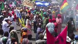 VOICED : Indigenas hondurenos exigen justicia por asesinato de Caceres News Clip