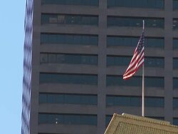 American flag Stock Footage