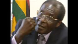 Interivew with Zimbabwe president Robert Mugabe News Clip
