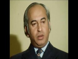 SYND 28-11-71 INTERVIEW WITH ALI BHUTTO, HEAD OF THE PAKISTAN PEOPLE'S PARTY News Clip