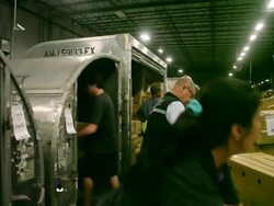 Fed Ex Braces For Its Busiest Day Of The Year On Cyber Monday Stock Footage